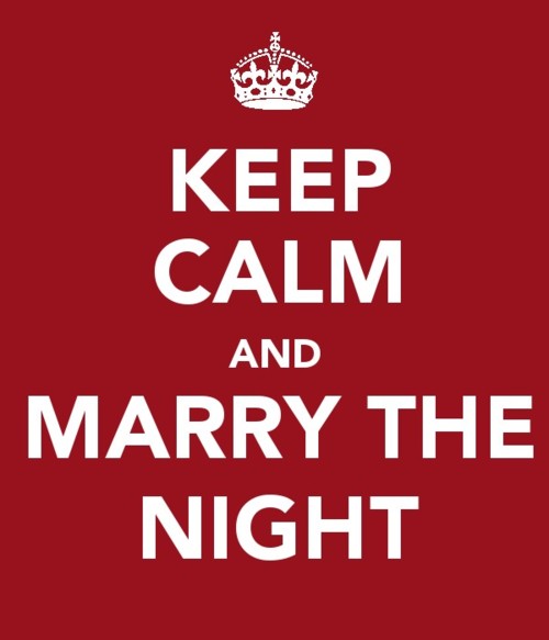 Keep Calm for Ladies. Marry the Night текст. Keep 6 PM.